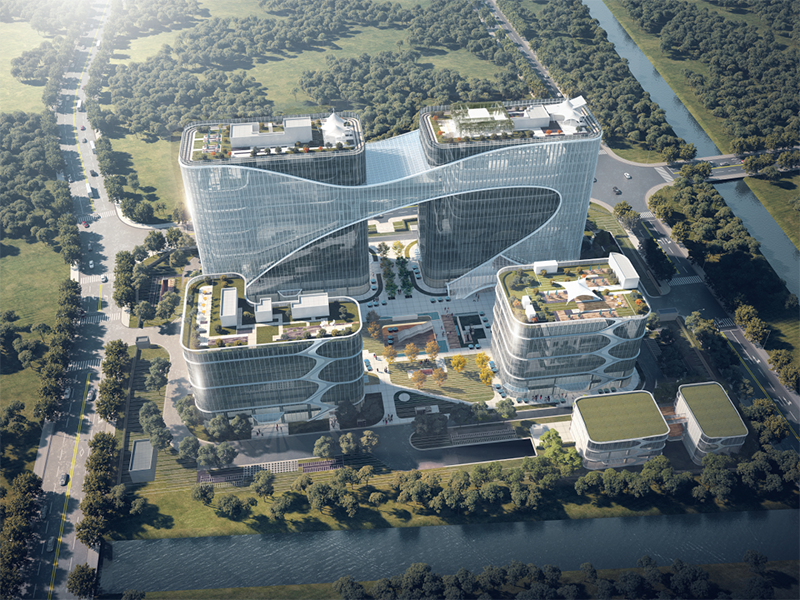 共建未来丨天九娱乐（上海）创新基地亮相“2023年闵行区重大工程项目开工仪式”主会场！